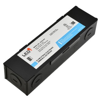 24V 96-Watt Constant Voltage ELV/MLV/TRIAC Dimmable Class 2 Electronic LED Driver with Integrated J-Box