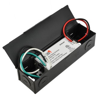 24V 96-Watt Constant Voltage ELV/MLV/TRIAC Dimmable Class 2 Electronic LED Driver with Integrated J-Box