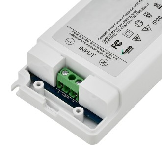 PS03 12V 60-Watt Class 2 Constant Voltage Triac Dimmable PWM Output Electronic LED Driver