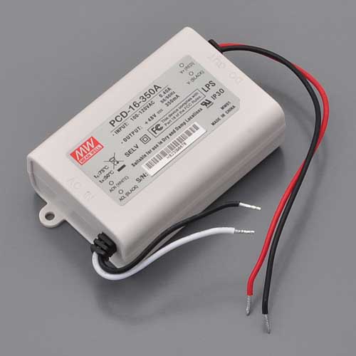 peeling Snor drag 16W 350mA Constant Current Dimmable LED Driver, 24-48V DC | LEDwholesalers