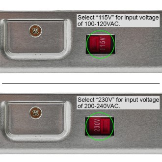 24V 600W Constant Voltage Low Profile Switching Power Supply with Built-In Fan