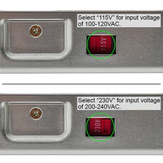 12V 350W Low Profile Constant Voltage Switching Power Supply with Built-In Fan