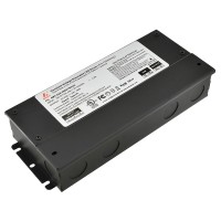 12V 60-Watt Constant Voltage Class 2 5-in-1 TRIAC & 0-10V Dimmable PWM Output Electronic LED Driver with Integrated J-Box