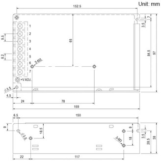 24V 100W Constant Voltage Switching Power Supply