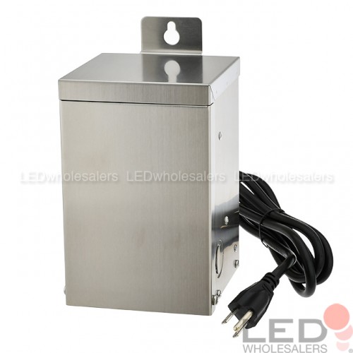 75w Low Voltage Multi Tap Stainless, 12v Transformer Outdoor Lighting
