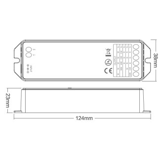 CC02 RF 5-Channel Smart Wi-Fi RF Receiver or Remote for Single-Color, CCT, RGB, RGBW, and RGB+CCT LED Strips CC02 RF 5-Channel Smart Wi-Fi RF Receiver or Remote for Single-Color, CCT, RGB, RGBW, and RGB+CCT LED Strips
