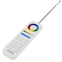 CC03 5-Channel RF 433MHz 8-Zone Handheld Remote for Select Single-Color, CCT, RGB, RGBW, and RGB+CCT LED Lights