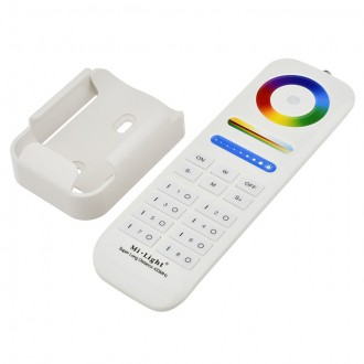 CC03 5-Channel RF 433MHz 8-Zone Handheld Remote for Select Single-Color, CCT, RGB, RGBW, and RGB+CCT LED Lights