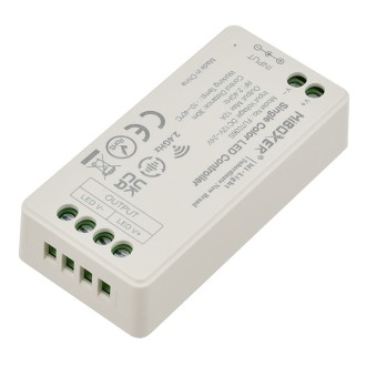 DM02 1-Channel 2.4GHz RF 12-24V 12A LED Dimmer Receiver for Single Color LED Strips