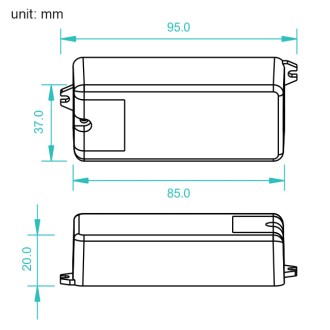 1-Channel 12-36V 8A PIR Motion Sensor Switch for Single Color LED Strips and Modules