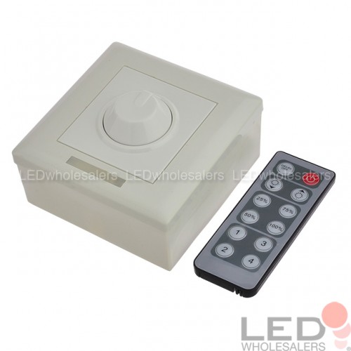 Wireless Remote Dimmer For LED Lighting 12-24 Volts DC 6 Amp 12 Button PWM Sale! 