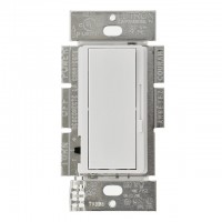 Lutron Diva LED+ Dimmer for Dimmable LED, Halogen and Incandescent Bulbs, Single-Pole or 3-Way (DVCL-153P-WH)
