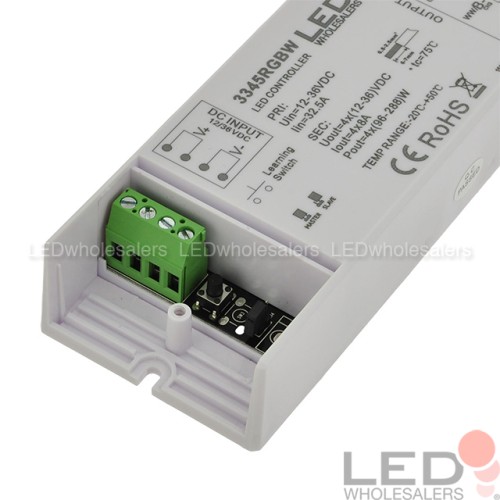 CC01 4-Channel Receiver, Wall-Mount Controller, or Remote for Single Color, CCT, RGB, RGBW LED Strips