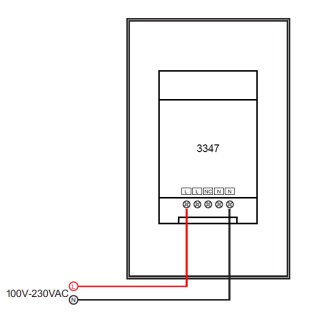 CC01 RF 4-Channel Receiver, Wall-Mount Controller, or Remote for Single Color, CCT, RGB, and RGBW LED Strips