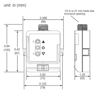 Lutron FCJS-010 Vive PowPak Wireless Fixture Control or Pico Wireless Remote for 0-10V Dimmable Ballasts and Drivers