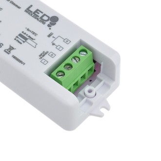 1-Channel 12-36V 8A Dimmer with IR Wave, LED Touch, or Insulated Touch Sensor for Single Color LED Strips and Modules