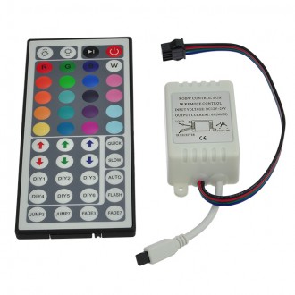 44 Key RGB LED Strip 12V IR Remote Fernbedienung Steuerung Kontroller Controller 