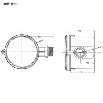 Hardwire Indoor 360-Degree Microwave Motion Sensor Automatic Light Control Switch 120~277VAC