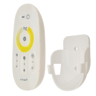 RF 2.4GHz 2-Channel Color Temperature Adjustable Controller with Touch-Sensitive Remote for CCT LED Strips