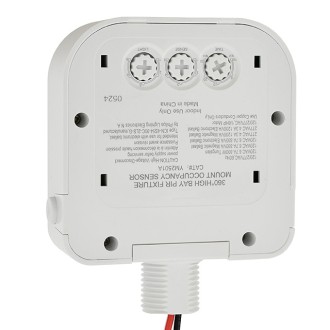 Hardwire Indoor 360-Degree PIR Occupancy Motion Sensor Automatic Light Control Switch 120~277VAC