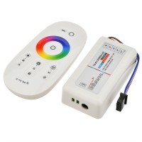 RF 2.4GHz 4-Channel Controller with Remote for Color-Changing RGB and RGBW LED Strips and Modules