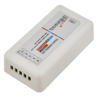 RF 2.4GHz 4-Channel Controller with Remote for Color-Changing RGB and RGBW LED Strips and Modules