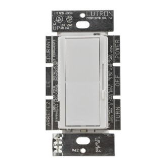 Lutron Diva 1000-Watt Single-Pole Dimmer for Halogen and Incandescent Bulbs (DV-10P-WH) - Open-Box Lutron Diva 1000-Watt Single-Pole Dimmer for Halogen and Incandescent Bulbs (DV-10P-WH) - Open-Box