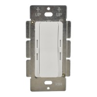 Dimmer+Driver 2-in-1 Wall Switch with Integrated CCT Controller and Constant Voltage PWM 24V 96W Class 2 LED Driver, Single-Pole or 3-Way