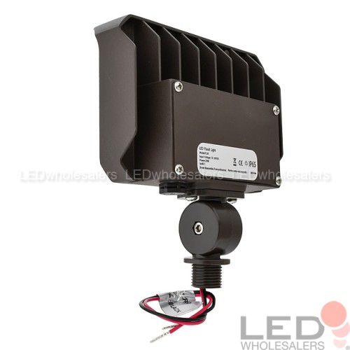 Low Voltage 20W LED Landscape Flood Light with 1/2 Threaded Knuckle Mount,  Warm-White 3000K