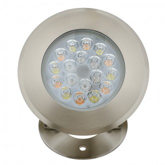 Low Voltage AC12V DC12~24V 9W RGB+CCT Smart LED Directional Underwater Spot Light with Stainless Steel Housing
