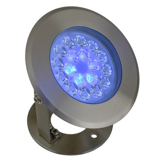 Low Voltage AC12V DC12~24V 9W RGB+CCT Smart LED Directional Underwater Spot Light with Stainless Steel Housing