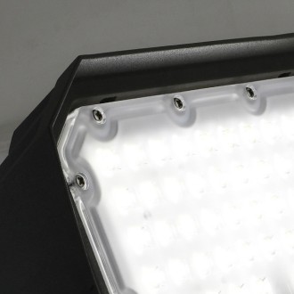 Series-8 50W LED Dimmable Outdoor Security Flood Light Fixture with 1/2" Threaded Knuckle Mount, UL-Listed