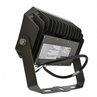 Series-8 90W LED Dimmable Outdoor Security Flood Light Fixture with Yoke Mount, UL-Listed, Daylight 5000K