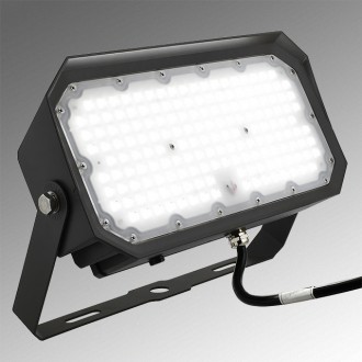 Series-8 150W LED Dimmable Outdoor Security Flood Light Fixture with Yoke Mount, UL-Listed, Daylight 5000K