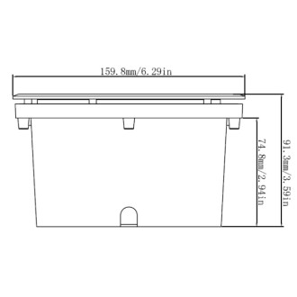 Low Voltage In-Ground LED Well Light with Brushed Stainless Steel Trim, 20W