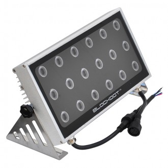 48W Linkable Water-Resistant Aluminum LED 4-in-1 Prolight RGBW Color-Changing Wall-Washer Panel 24V