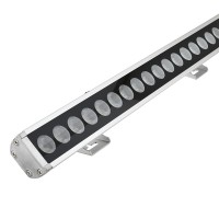 20" Linkable Water-Resistant Slim Aluminum LED RGB Color-Changing Wall-Washer Bar 24V