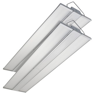 225W Dimmable LED Linear High Bay Light Fixture UL & DLC-Listed Daylight 5000K (2-Pack)