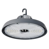 200W LED Round Pendant Dimmable UFO High Bay Light Fixture, UL & DLC 5.1 Premium Listed, Daylight 5000K
