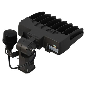 Series-E 105W LED Parking Lot Low Profile Dimmable Shoebox Area Security Light, UL-Listed & DLC-Qualified, Daylight 5000K