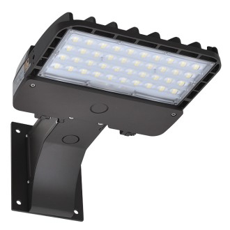 Series-E 105W LED Parking Lot Low Profile Dimmable Shoebox Area Security Light, UL-Listed & DLC-Qualified, Daylight 5000K