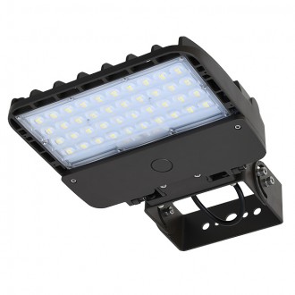 Series-E 105W LED Parking Lot Low Profile Dimmable Shoebox Area Security Light, UL-Listed & DLC-Qualified, Daylight 5000K
