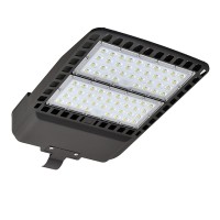 150W LED Parking Lot Low Profile Shoebox Area Security Light with Choice of Mounting Arm, ETL-Listed, Daylight 5000K