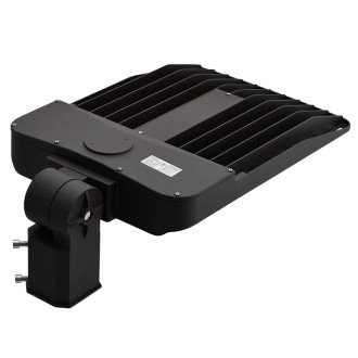 150W LED Parking Lot Low Profile Shoebox Area Security Light with Choice of Mounting Arm, ETL-Listed, Daylight 5000K