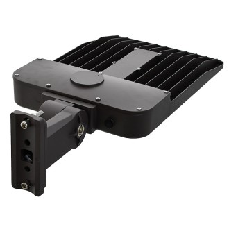 150W LED Parking Lot Low Profile Shoebox Area Security Light with Choice of Mounting Arm, ETL-Listed, Daylight 5000K