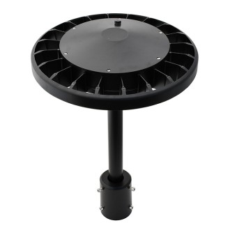 120W LED Post Top Lamp Circular Area Light, Daylight 5000K