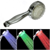 Temperature Detecting Color Changing LED Shower Head