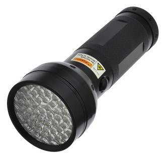 51-LED Ultra Violet Blacklight UV Flashlight 3xAA, 7202UV