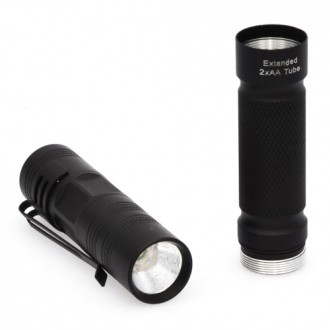 Compact Flashlight Kit with 3W CREE LED, Rechargeable Battery and Charger, Nylon Belt Holster (Final Sale)