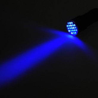 UV Ultra Violet 21-LED Blacklight Flashlight (395nm or 385nm)